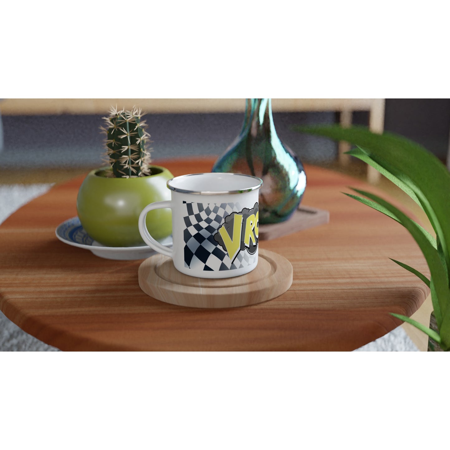 KIDS’ Garage “Vrooom” Emaille Tasse