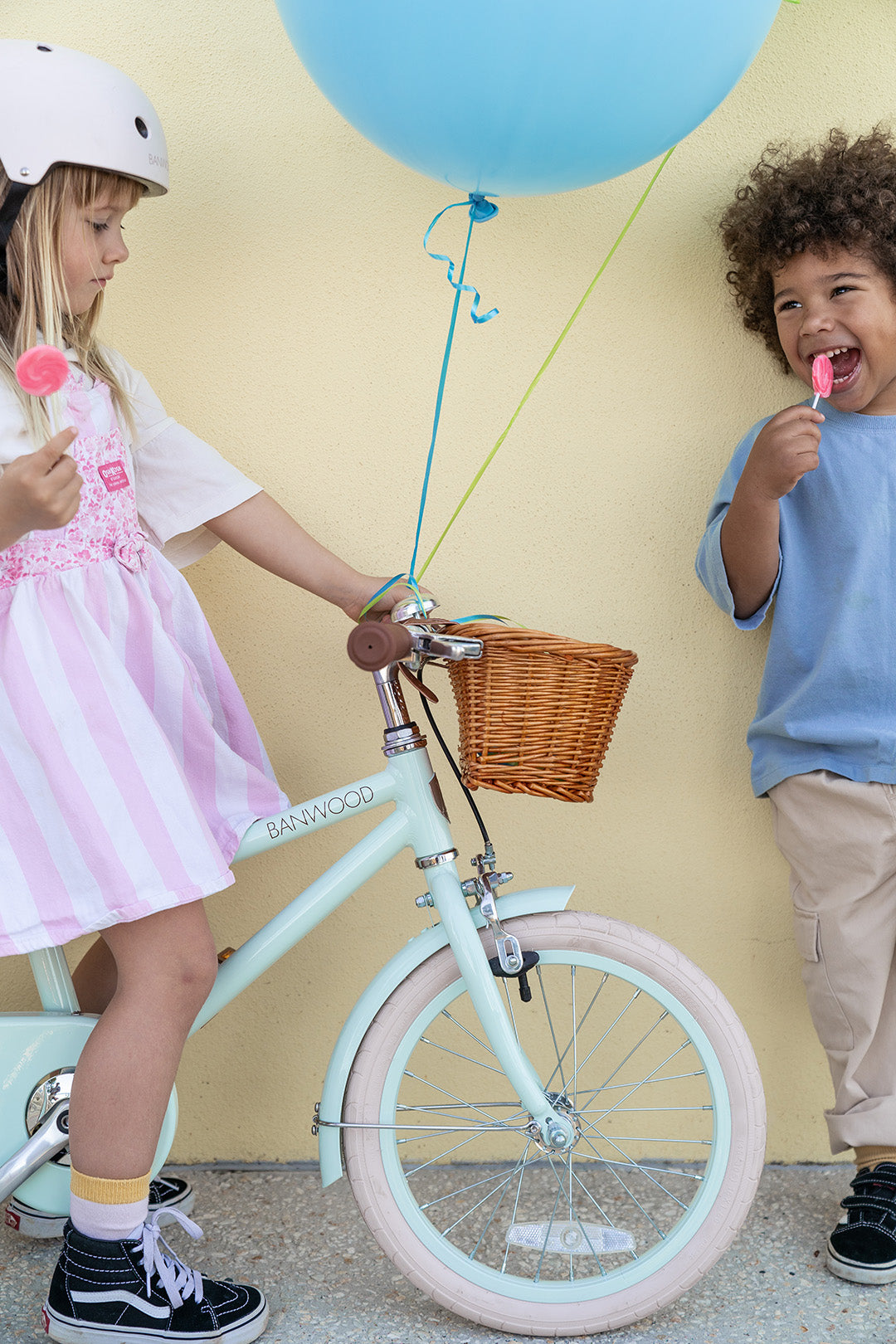 Banwood Retro Fahrrad Pale Mint