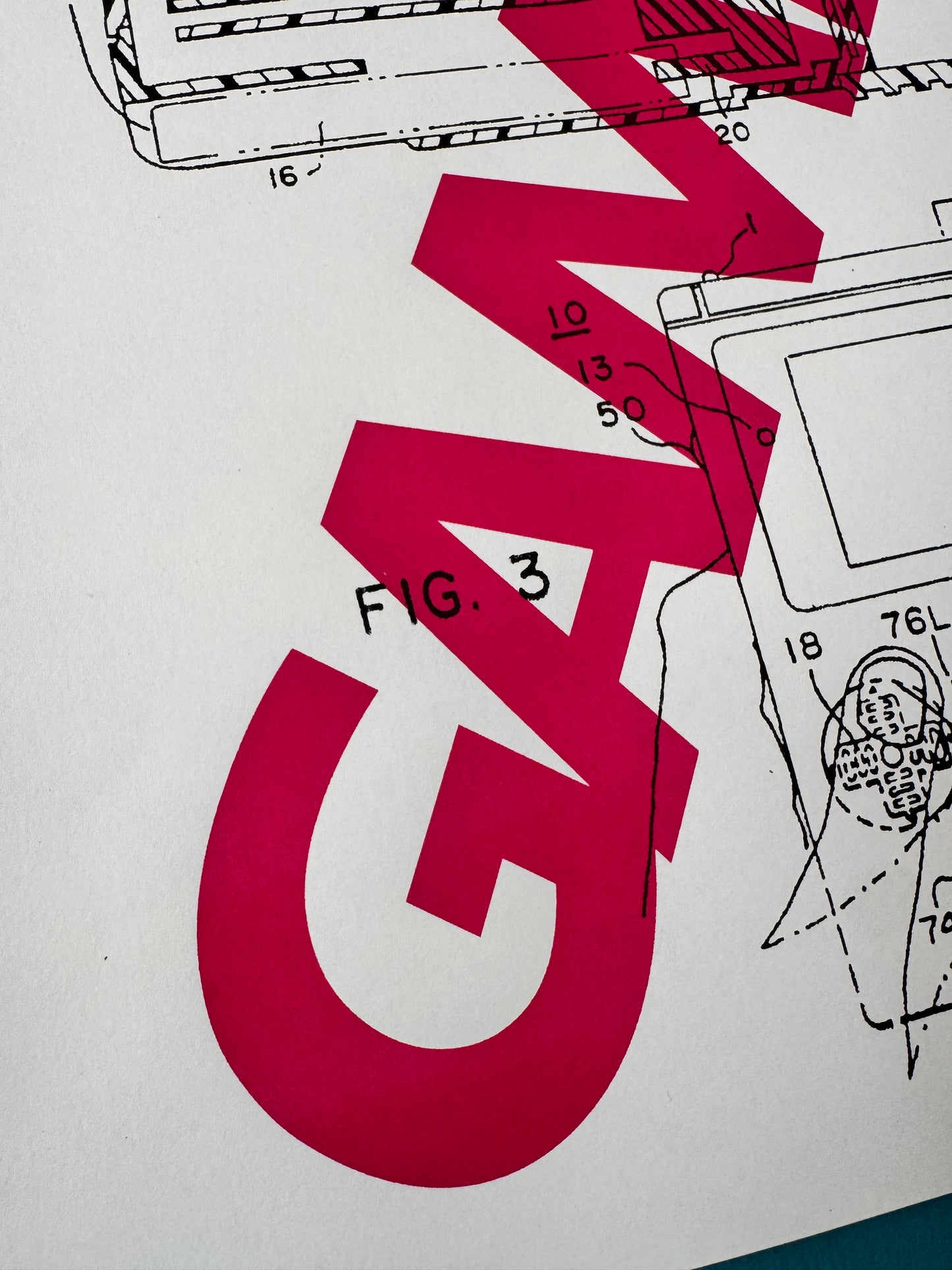 Patentzeichnung – Game Boy "GAME ON"
