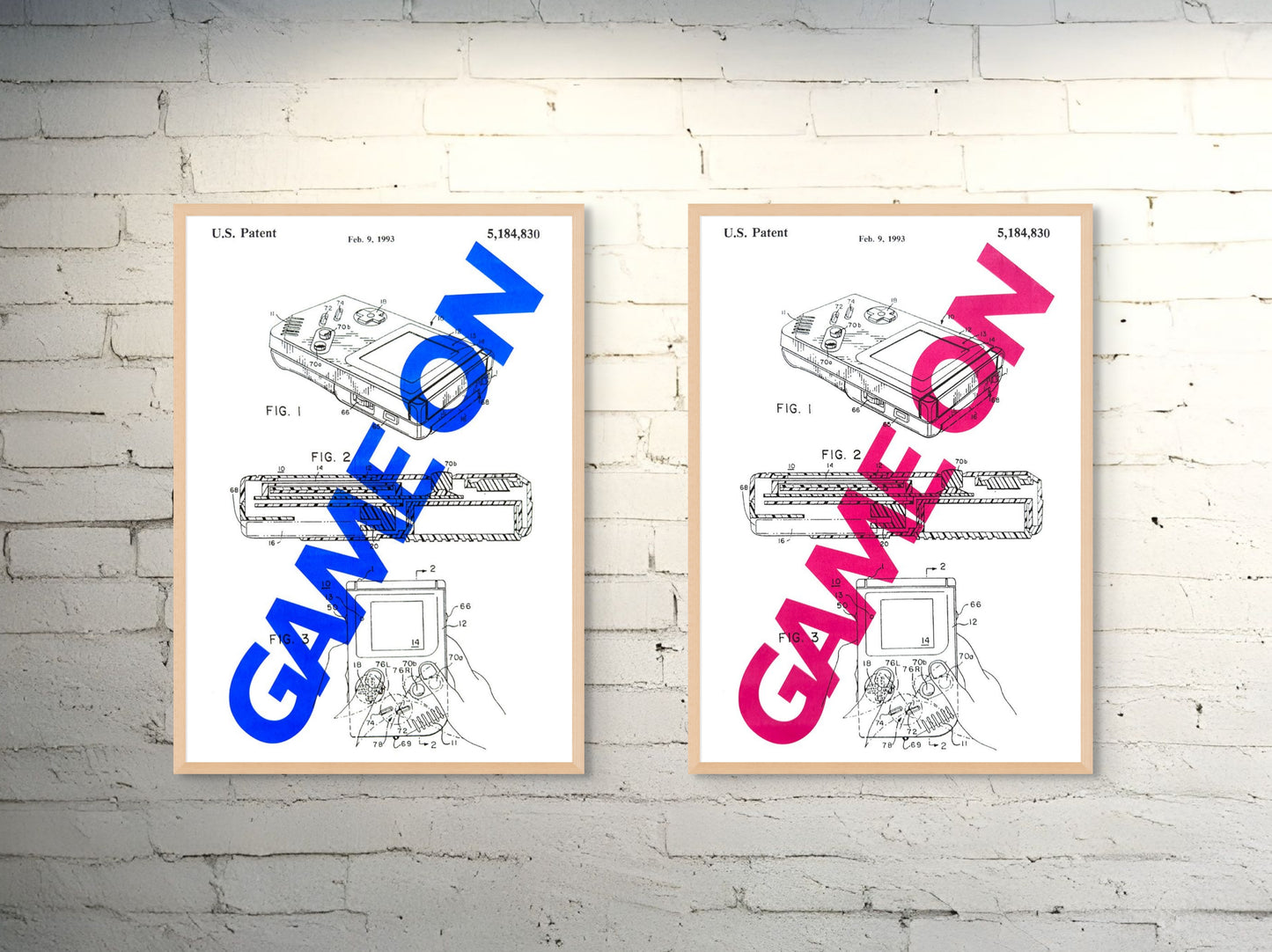 Patentzeichnung – Game Boy "GAME ON"