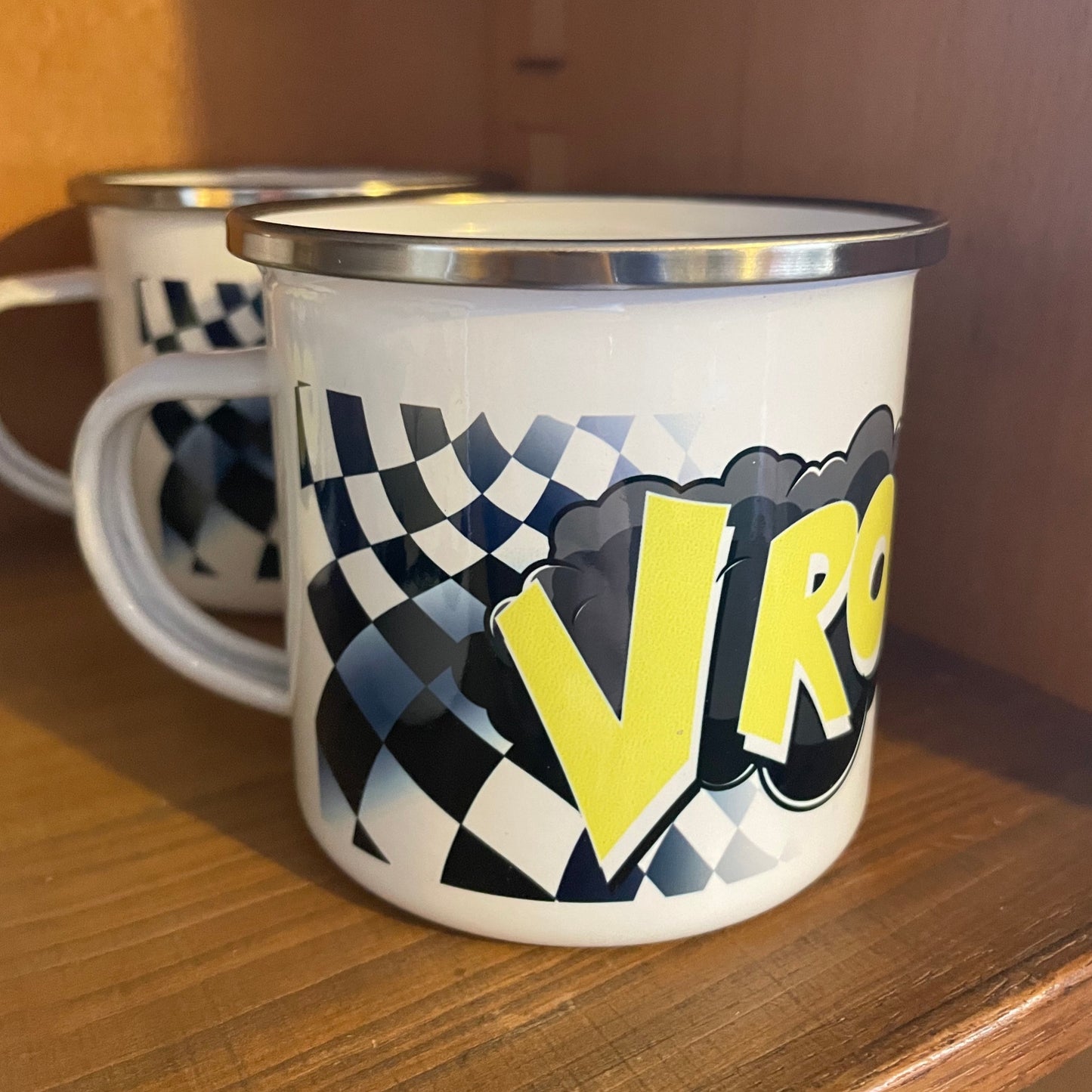 KIDS’ Garage “Vrooom” Emaille Tasse